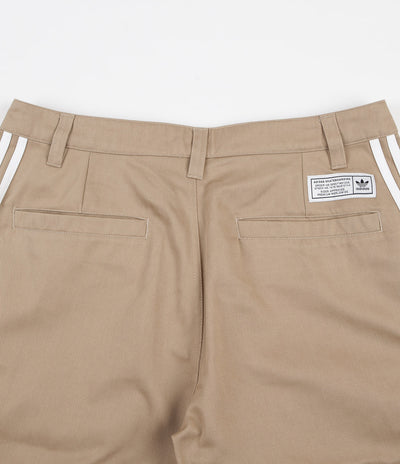 Adidas Striped Chino Pants - Hemp / White