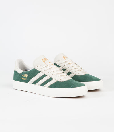 Adidas Suciu Gazelle ADV Shoes - Collegiate Green / Chalk White / Chalk White