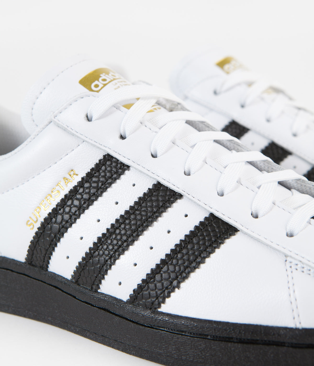 This adidas Superstar White Black Gold Metallic Is Perfect for Valentine's  Day •