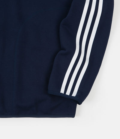 Adidas Terry Track Jacket - Collegiate Navy / White