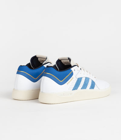 Adidas Tyshawn Shoes - FTWR White / Custom / Royal Blue