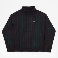 Adidas Tyshawn Sweatshirt - Black / Collegiate Green thumbnail