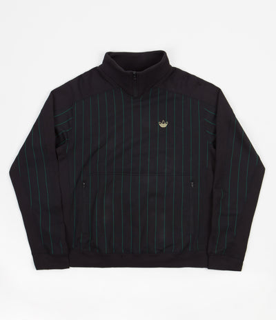 Adidas Tyshawn Sweatshirt - Black / Collegiate Green