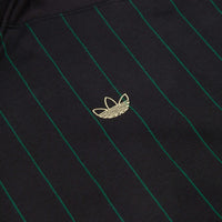 Adidas Tyshawn Sweatshirt - Black / Collegiate Green thumbnail