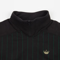 Adidas Tyshawn Sweatshirt - Black / Collegiate Green thumbnail