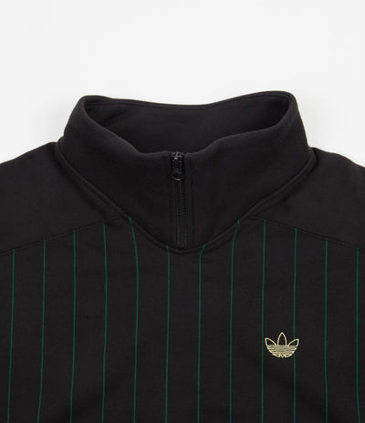 Adidas Tyshawn Sweatshirt - Black / Collegiate Green