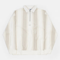 Adidas Velour Rugby Shirt - Multicolour / Chalk White / Orbit Grey thumbnail