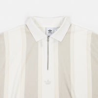 Adidas Velour Rugby Shirt - Multicolour / Chalk White / Orbit Grey thumbnail