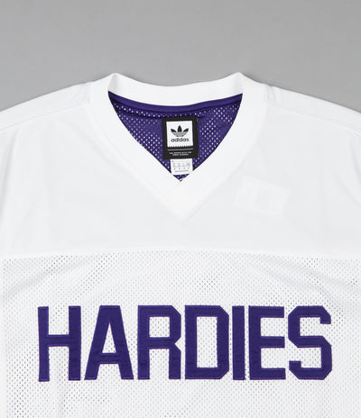 Adidas x Hardies Jersey - White / Collegiate Purple / Black