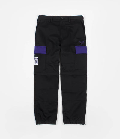 Adidas x Hardies Track Pants - Black / Collegiate Purple