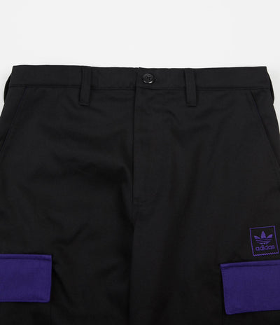 Adidas x Hardies Track Pants - Black / Collegiate Purple