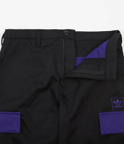 Adidas x Hardies Track Pants - Black / Collegiate Purple