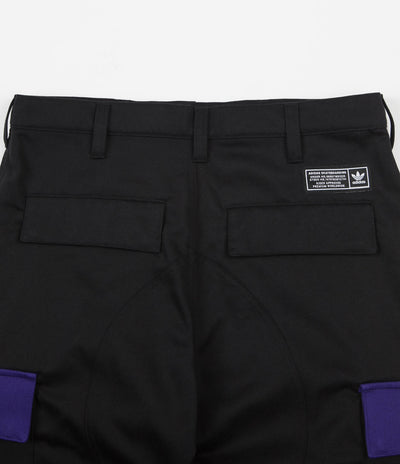 Adidas x Hardies Track Pants - Black / Collegiate Purple