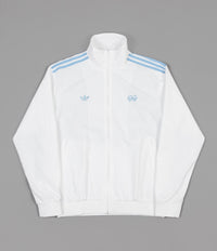 Adidas x Krooked Tracksuit Jacket - White / Clear Blue