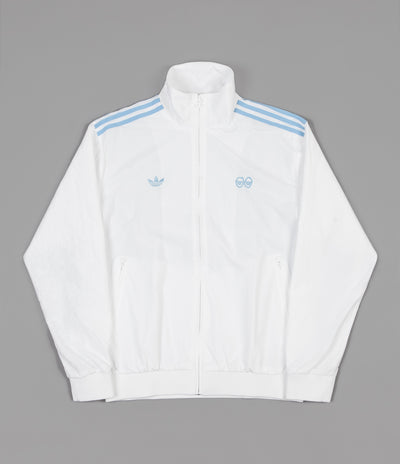 Adidas x Krooked Tracksuit Jacket - White / Clear Blue