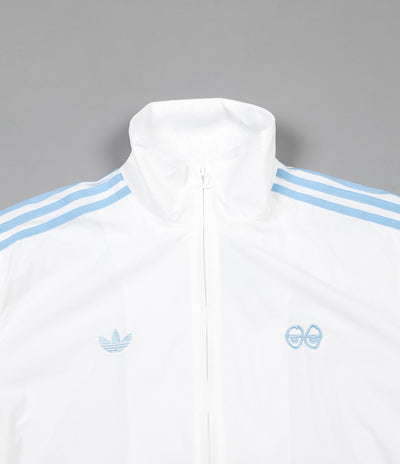 Adidas x Krooked Tracksuit Jacket - White / Clear Blue