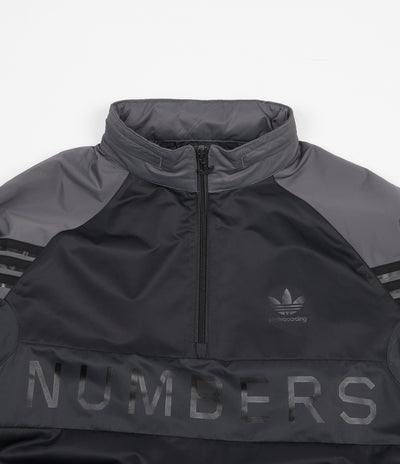 Adidas x Numbers Edition Track Jacket - Black / Grey Five / Carbon