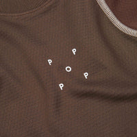 Adidas x Pop Trading Company Tech T-Shirt - Deepest Earth / Auburn / Clay Brown thumbnail