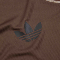 Adidas x Pop Trading Company Tech T-Shirt - Deepest Earth / Auburn / Clay Brown thumbnail