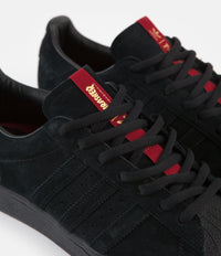 Adidas Superstar Black Scarlet Gold Metallic (7), Red Deals Online