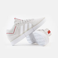 Adidas x Thrasher Tyshawn Shoes - White / Scarlet / Gold Metallic thumbnail