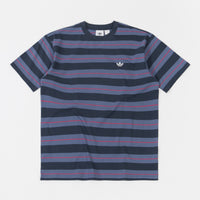 Adidas Yarn Dye T-Shirt - Crew Blue / Crew Navy / Vivid Red thumbnail