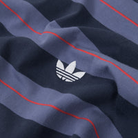 Adidas Yarn Dye T-Shirt - Crew Blue / Crew Navy / Vivid Red thumbnail