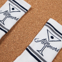 Alltimers Logo Socks - White / Peach thumbnail