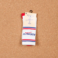 Alltimers Logo Socks - White / Red thumbnail