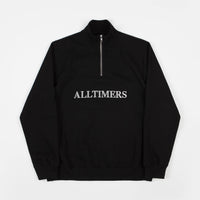 Alltimers Nextel Quarter Zip Sweatshirt - Black thumbnail