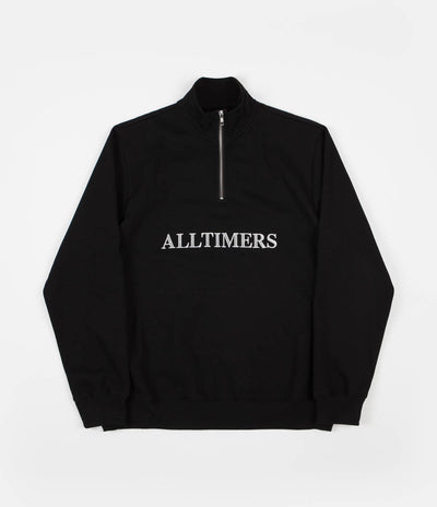 Alltimers Nextel Quarter Zip Sweatshirt - Black