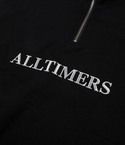 Alltimers Nextel Quarter Zip Sweatshirt - Black