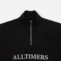 Alltimers Nextel Quarter Zip Sweatshirt - Black thumbnail