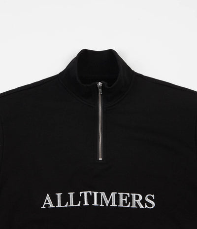 Alltimers Nextel Quarter Zip Sweatshirt - Black