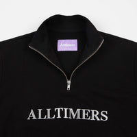 Alltimers Nextel Quarter Zip Sweatshirt - Black thumbnail