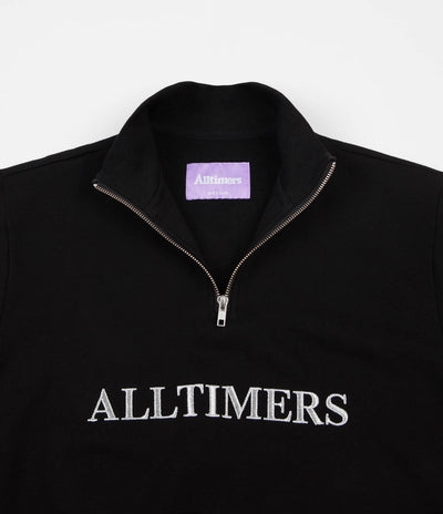 Alltimers Nextel Quarter Zip Sweatshirt - Black