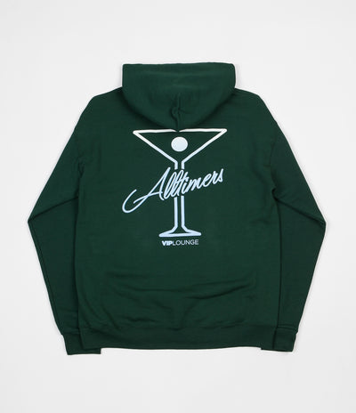 Alltimers Puff Classic Logo Hoodie - Forest Green