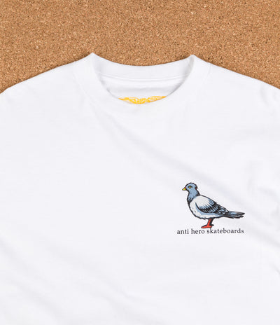 Anti Hero Lil Pigeon Long Sleeve T-Shirt - White