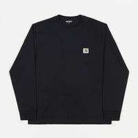 Carhartt Long Sleeve Pocket T-Shirt - Dark Navy thumbnail