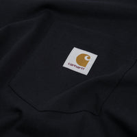 Carhartt Long Sleeve Pocket T-Shirt - Dark Navy thumbnail