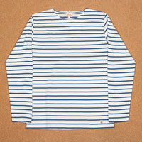 Armor Lux Breton Long Sleeve T-Shirt - Milk / Twilight thumbnail