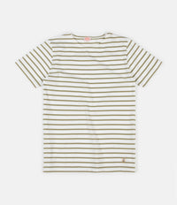 Armor Lux Striped Breton T-Shirt - Milk / Maquis