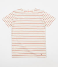 Armor Lux Striped Breton T-Shirt - Nature / Pink Atlas