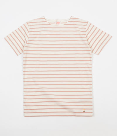 Armor Lux Striped Breton T-Shirt - Nature / Pink Atlas