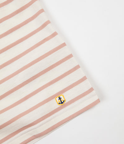 Armor Lux Striped Breton T-Shirt - Nature / Pink Atlas