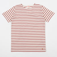 Armor Lux Striped Breton T-Shirt - Nature / Red Manganese thumbnail