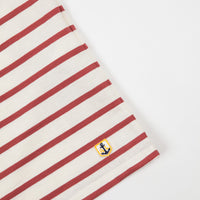 Armor Lux Striped Breton T-Shirt - Nature / Red Manganese thumbnail