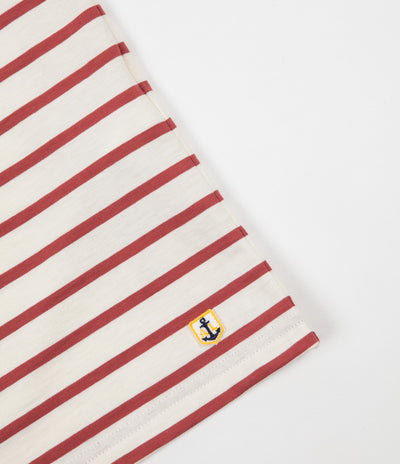 Armor Lux Striped Breton T-Shirt - Nature / Red Manganese