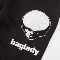 Baglady Alien Logo Sweatpants - Black thumbnail