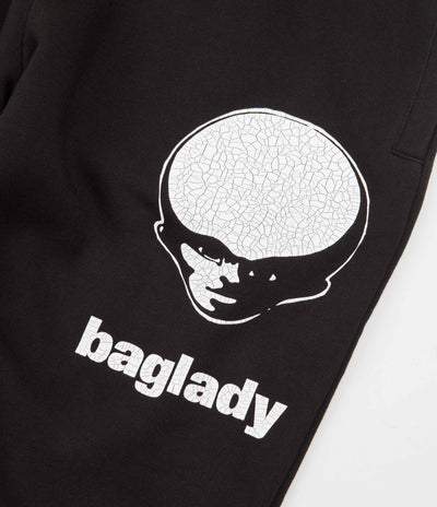 Baglady Alien Logo Sweatpants - Black